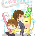 一只蠢萌家的盥洗室